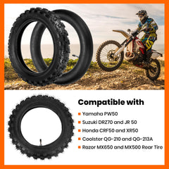 AR-PRO Honda CRF50 compatibility visual showing universal fit.