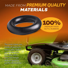 AR-PRO lawn mower and ATV tubes ready for yard work