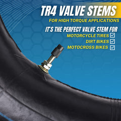AR-PRO off-road motorcycle inner tube ready for rugged terrain.