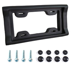 AR-PRO Ultimate License Plate Bumper Guard front view showing bumper protection.