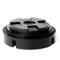 AR-PRO universal fit 5.5-inch jack pad top view for safe vehicle lifting with paint protection.