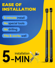ARANA C16-11028 40lb shocks support truck toppers and toolboxes