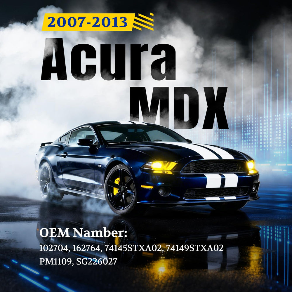 ARANA hood struts in action on Acura MDX front open hood