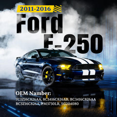 ARANA hood struts on Ford F-Series front-right, chrome-plated finish