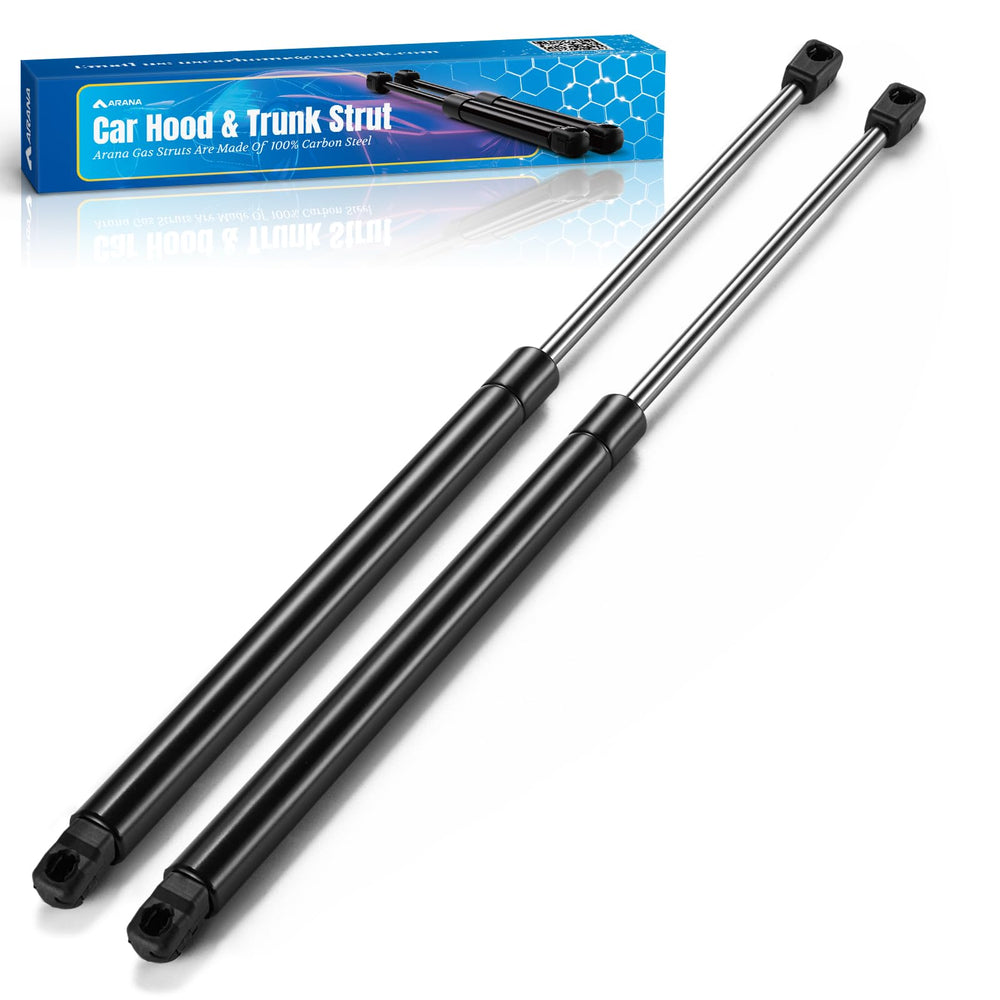 ARANA hood struts front view with OEM-fit design for Lexus RX, smooth lift.