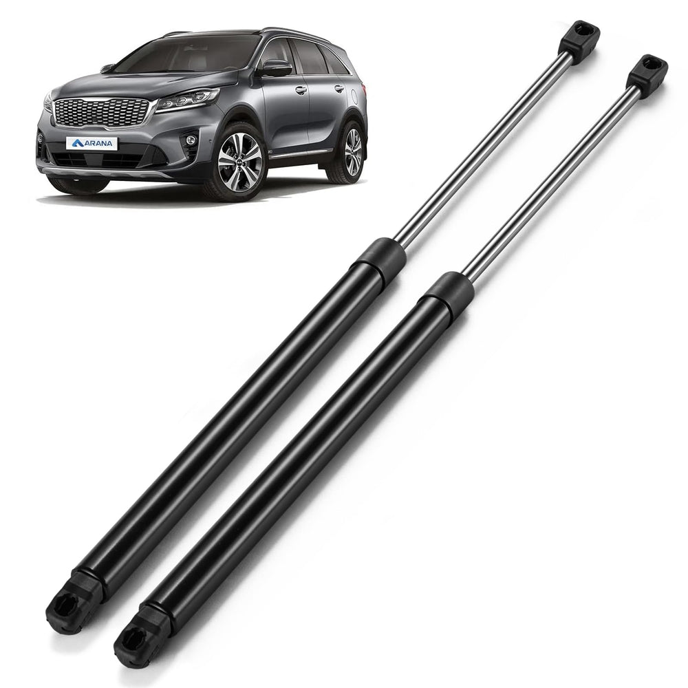 ARANA hood struts on Kia Sorento 2011-2015 front view with reliable lift