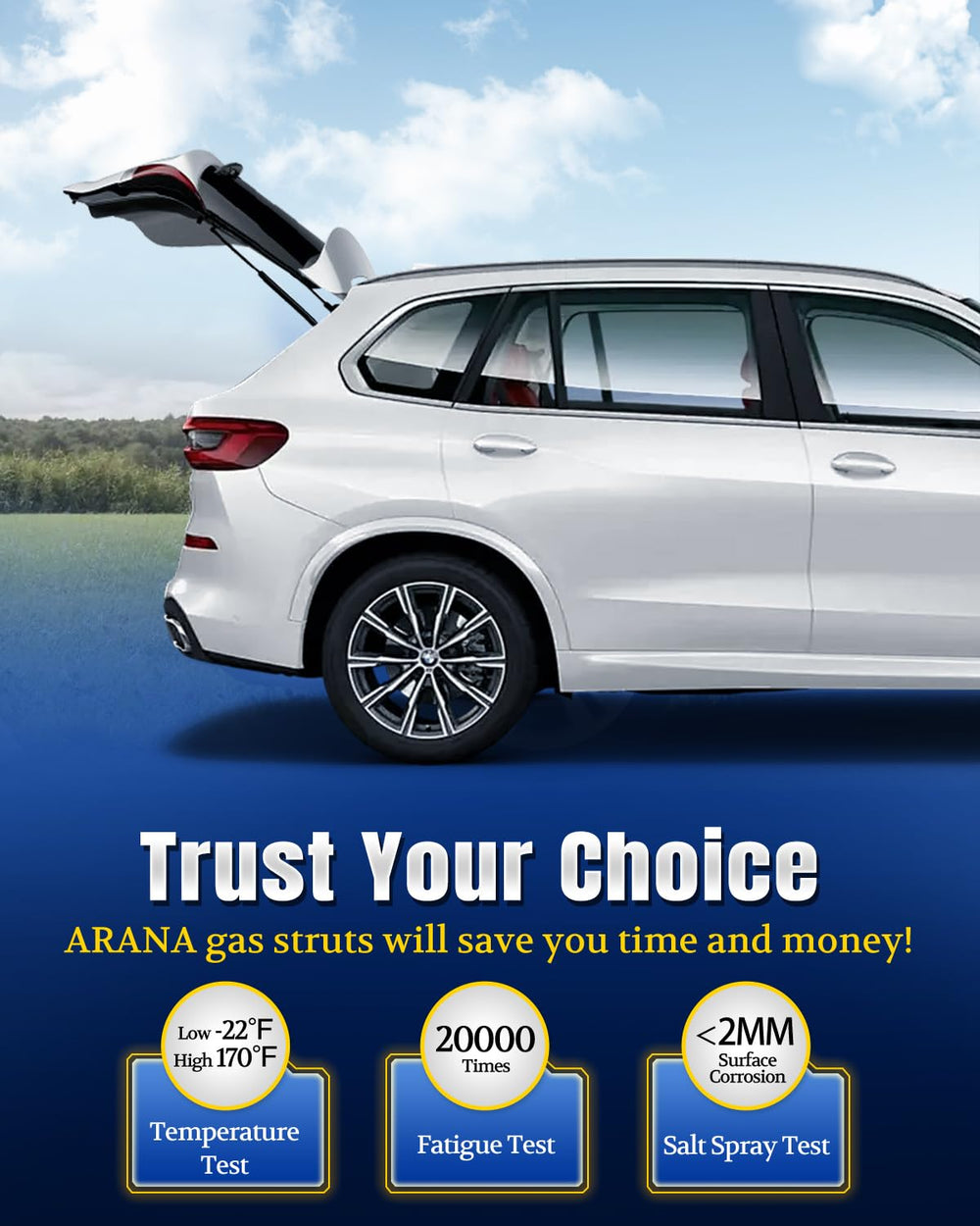 ARANA installation in minutes with tool-free snap-on fit.