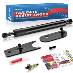 ARANA tailgate assist shock assembly shows heavy-duty support for smooth opening