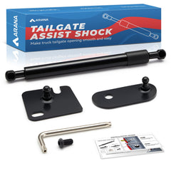 ARANA Tailgate Assist Shock installed on a Ford tailgate for smooth lowering.