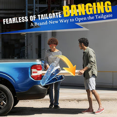 ARANA tailgate dampers soft-open kit in use for easy tailgate lowering