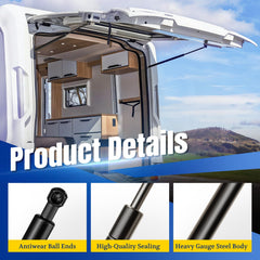 ARANA trap door with gas struts providing reliable lid support