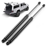 ARANA rear window struts for Jeep Wrangler TJ 2-pack in use on a hard-top model.
