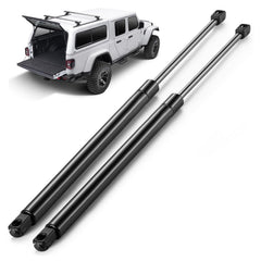 ARANA rear window struts for Jeep Wrangler TJ 2-pack in use on a hard-top model.