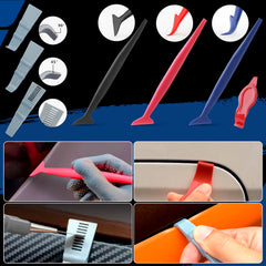 Arayker micro squeegee for edges and curved surfaces.