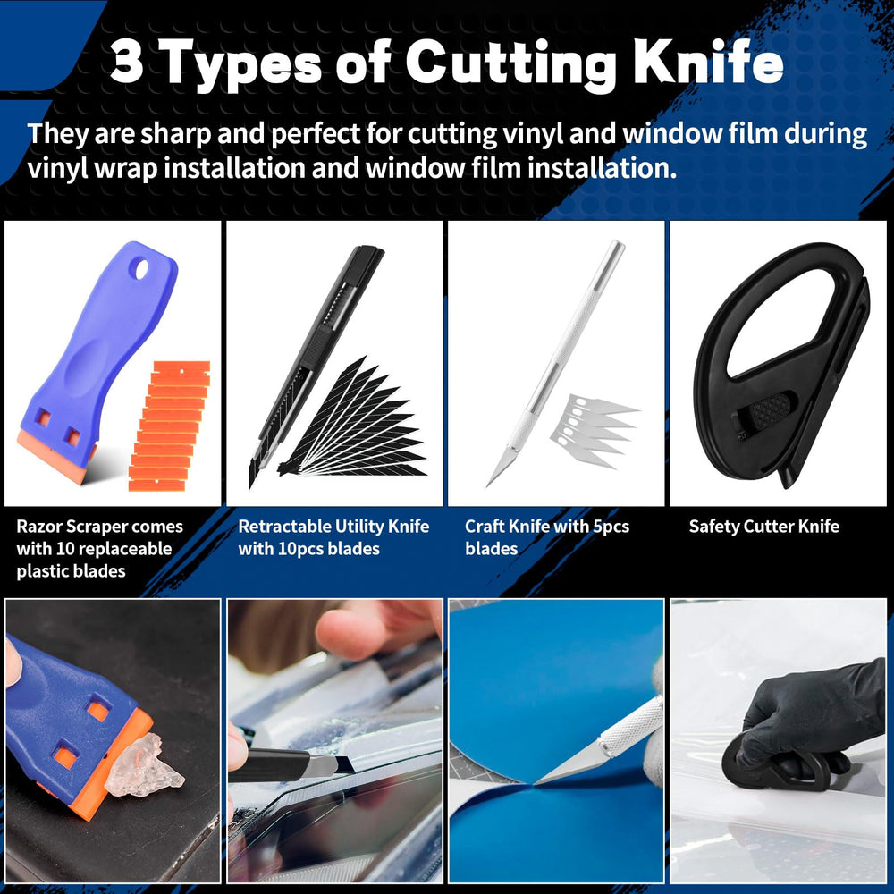 Arayker safety cutter with magnetic holder keeps cuts safe.