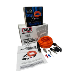 ARB Inflation Kit 18ft air hose extends reach for tires far from the unit.