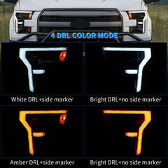 Archaic headlights amber option highlights rugged daytime visibility