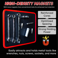 Arcomin Magnetic Wristband close-up showing easy access to fasteners.