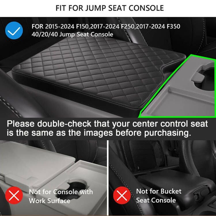 Areeyils armrest cover for Ford F-250/F-350 40/20/40 jump seat guards against scratches.