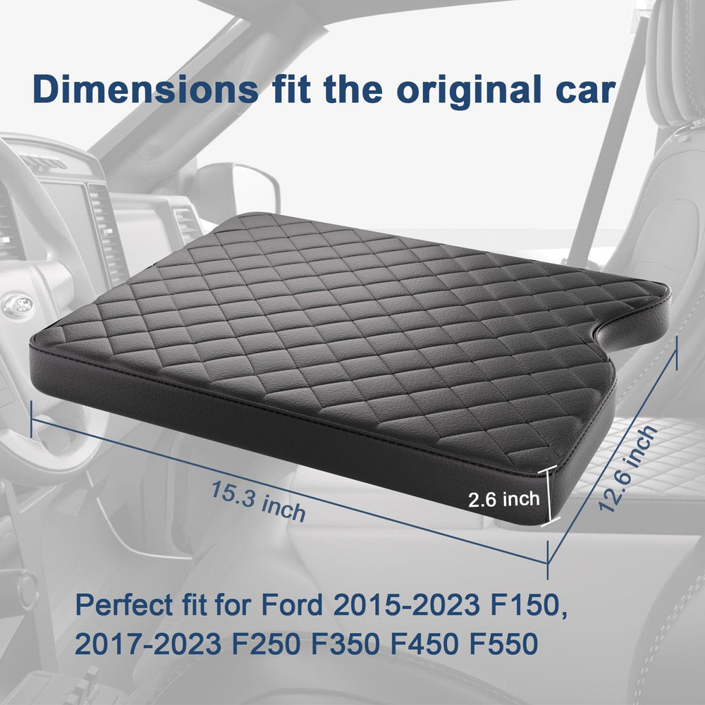 Areeyils center console cover protects the entire console for a refreshed look inside your Ford.