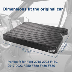 Areeyils center console cover protects the entire console for a refreshed look inside your Ford.