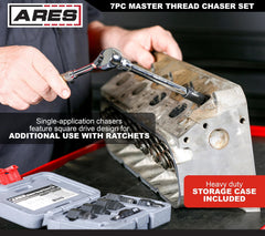 ARES 10100 M14 x 1.25 standard length chaser for spark plug threads