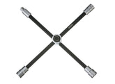 ARES 70092 four-way sliding lug wrench with push-button adjustment for maximum leverage.