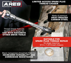 ARES five-eighths hex head drive for easy torque with common tools.