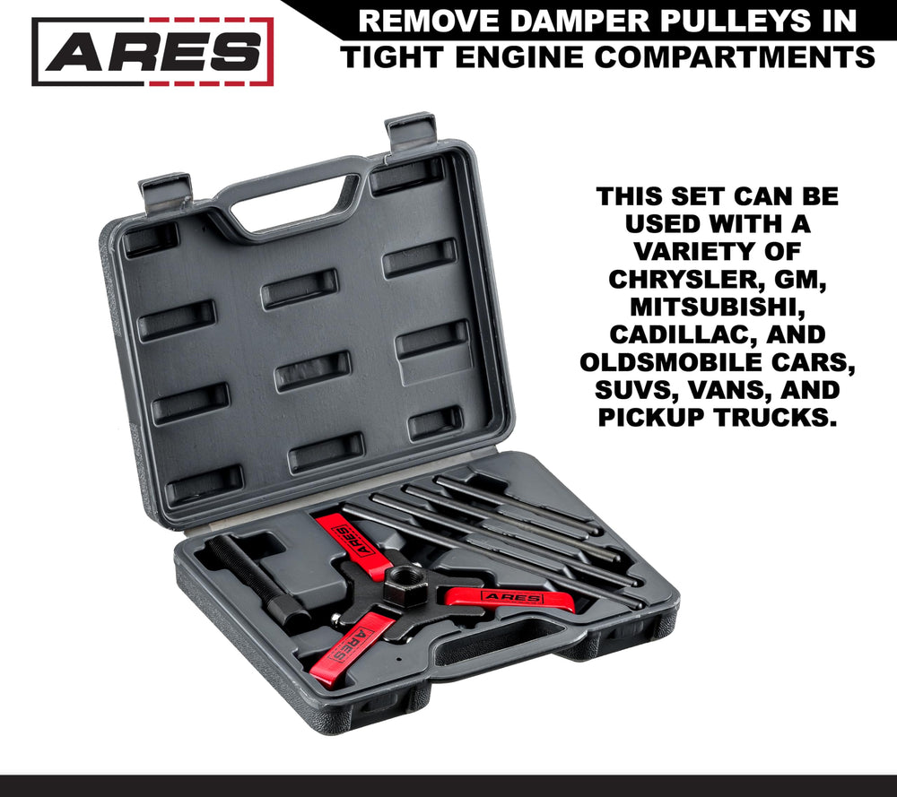 ARES 3/4-inch hex for wrench or socket engagement.