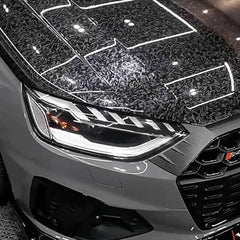 Arespark black gloss carbon fiber wrap sheet suitable for large panels
