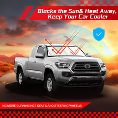 ARISMOTOR sunshade enables cooler drives after parking in direct sun
