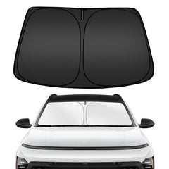ARISMOTOR Kona windshield sunshade with perfect fit blocks sun and protects interior.