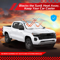 Easy to install and remove for quick sun protection.