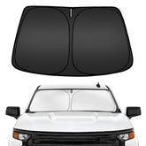 ARISMOTOR sun shade for Silverado 1500 with precise fit, reduces glare