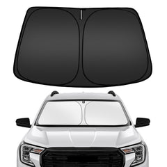 ARISMOTOR terrain windshield sunshade with custom fit blocks glare and UV rays.