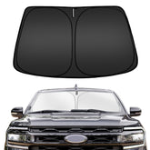 ARISMOTOR windshield sun shade with custom fit for Ford Expedition blocks sun heat