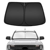 ARISMOTOR windshield sun shade for Ford Ranger front view blocks UV rays for cooler cabin