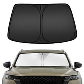 ARISMOTOR windshield sun shade for Mazda CX-50, perfect fit and easy bag storage.