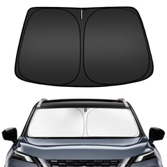 ARISMOTOR windshield sun shade for Nissan Rogue with custom fit and full-coverage protection