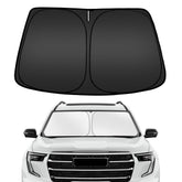 ARISMOTOR windshield sunshade on GMC Acadia front window protecting from sun and heat