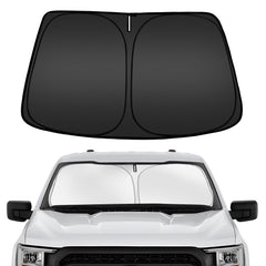 ARISMOTOR windshield sunshade custom-fit for Ford F-150 blocks sun and heat