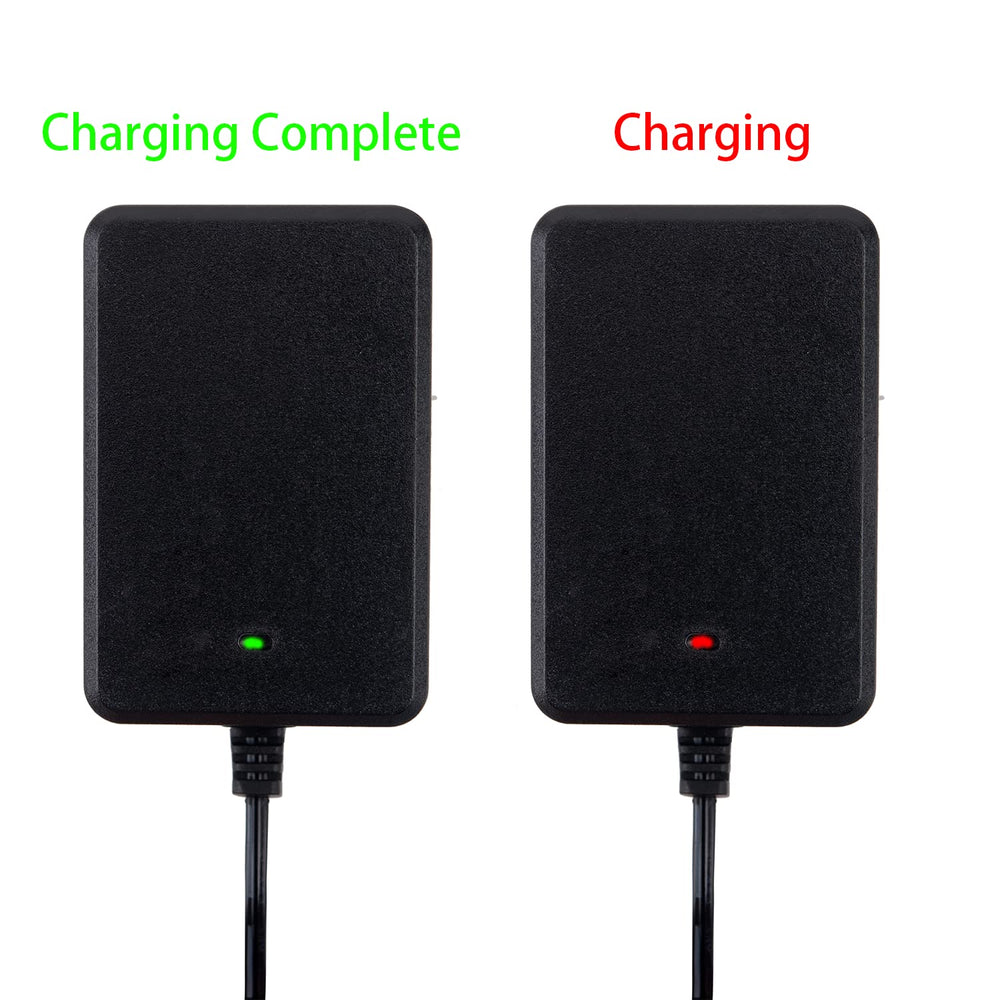 ARKABAKA 24V charger in use with a ride-on car ready for rapid recharge