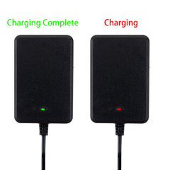 ARKABAKA 24V charger in use with a ride-on car ready for rapid recharge