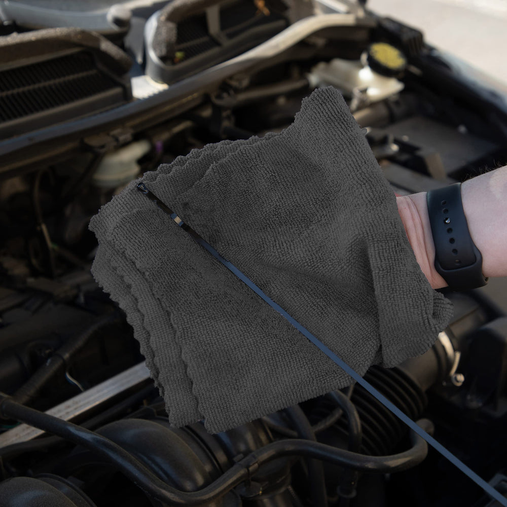 Arkwright Smart Rags care instructions: wash with microfiber, air or low heat dry.