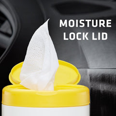 Armor All 75-wipe combo offers quick interior refresh for vehicles.