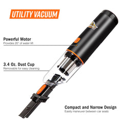 Armor All AA07V2 includes versatile nozzles for tight spaces and vents.