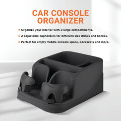 Armor All adjustable cup holders keep beverages stable during turns and bumps.