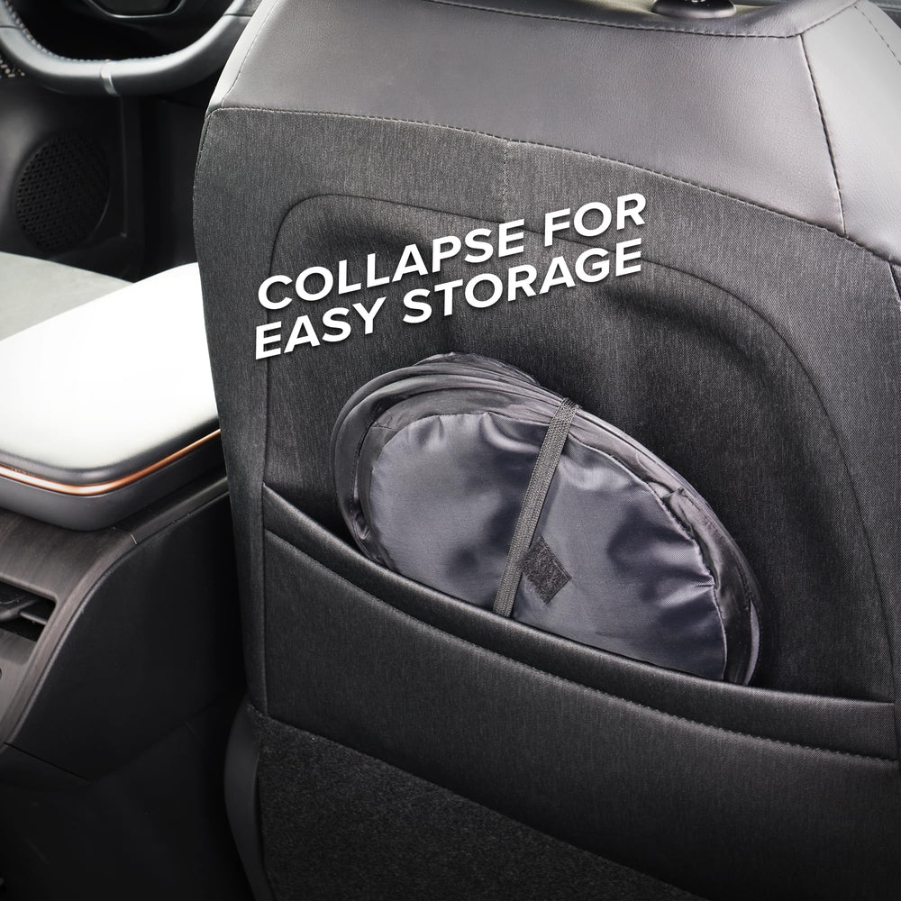 Armor All collapsible metal frame enables quick setup and compact storage.