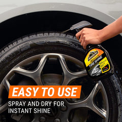 Six-pack display of Armor All Extreme Tire Shine Spray for value