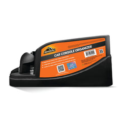 Armor All compact profile fits middle-seat area without intruding on passengers.
